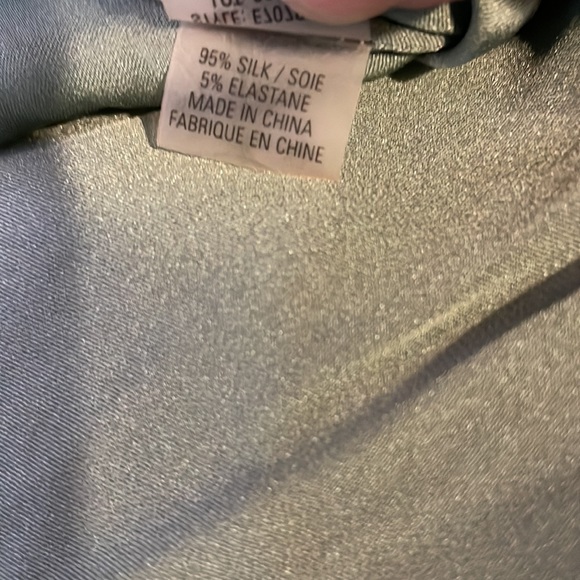 Elie Tahari Silk Long Sleeve Dress - Picture 7 of 7